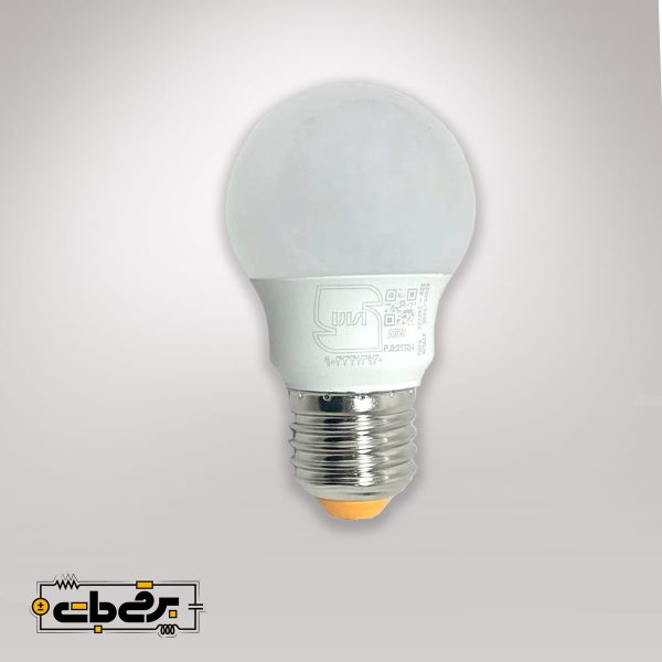 لامپ-LED-حبابی-5-وات-نمانور-مهتابی